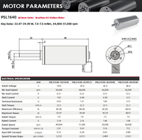 Motor de Pinza Robótica PrimoPal de Alta Precisión, Motor Sin Ranuras de 16 mm, Alta Velocidad 44000 rpm, Mini Motor Sin Núcleo y Sin Escobillas para Uso Médico
