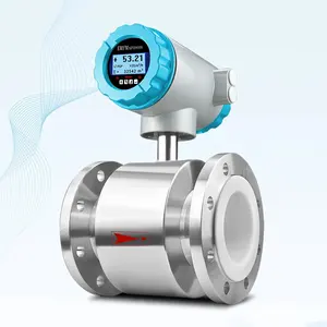 Flowmeter Elektromagnetik Magnetic <span class=keywords><strong>Flow</strong></span> <span class=keywords><strong>Meter</strong></span> Cairan Korosif Kimia Air Kotor Lumpur <span class=keywords><strong>Pulp</strong></span> Limbah Minyak SS304 Akurasi 0.5 - Product Image 2