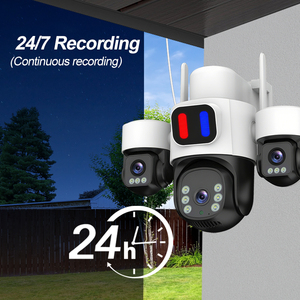 Ba ống kính aov 6MP năng lượng mặt trời Máy ảnh 4G Thẻ Sim Home HD ngoài trời mạng từ xa không dây Wifi 3K CCTV giám sát PTZ camera an ninh - Product Image 2