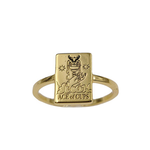 Bague <span class=keywords><strong>de</strong></span> déclaration <span class=keywords><strong>de</strong></span> carte <span class=keywords><strong>de</strong></span> <span class=keywords><strong>tarot</strong></span> étiquettes délicates anneaux pendentifs pour cadeau spirituel - Product Image 4