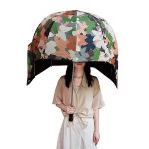 UV Resistant Competition Helmet <b>Umbrella</b> Dome Shape <b>Windproof</b> Rainproof Coverage for All Seasons - Product Image 5