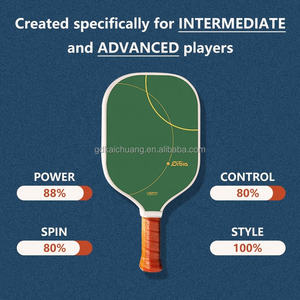 Pala de Pickleball Personalizable para Adultos, con Núcleo de Panal de PP para Descompresión, Ecológica, Duradera, Termoformada, de Fibra de Carbono y Vidrio - Product Image 5