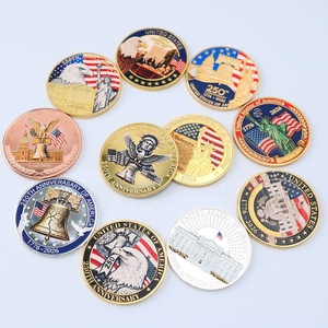 Personnalisez votre design 1776 - 2026 Pièce commémorative <span class=keywords><strong>de</strong></span> <span class=keywords><strong>d</strong></span>éfi semi-quinquenaire américain en alliage <span class=keywords><strong>de</strong></span> zinc à relief élevé avec un aigle chauve - Product Image 1