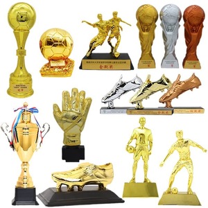 Trofeo di Calcio in Resina, Premio Scarpa <span class=keywords><strong>d</strong></span>'Oro, Pallone <span class=keywords><strong>d</strong></span>'Oro, Portiere del Giorno, Realizzato in Cina - Product Image 3