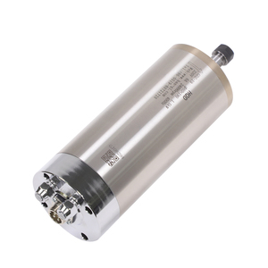 Moteur de broche à refroidissement par eau HQD 1,5 kW GDZ-19 80 mm à 3 roulements pour machine-outil, adapté à tous types de matériaux, refroidi par eau - Product Image 6