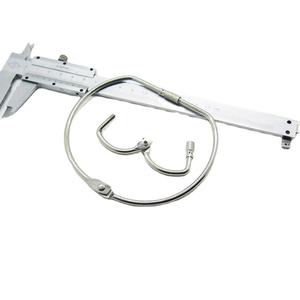 YIWANG Different Sizes Metal Nickel Plating D Shape Screw <b>Lock</b> Binder Rings for Pamphlets - Product Image 2