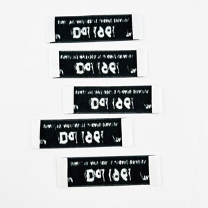 Customized High-end Polyester Woven <strong>Main</strong> <strong>Label</strong> with Collar Logo and Neck <strong>Labels</strong> Self-Adhesive Washable Garment Accessories - Product Image 2