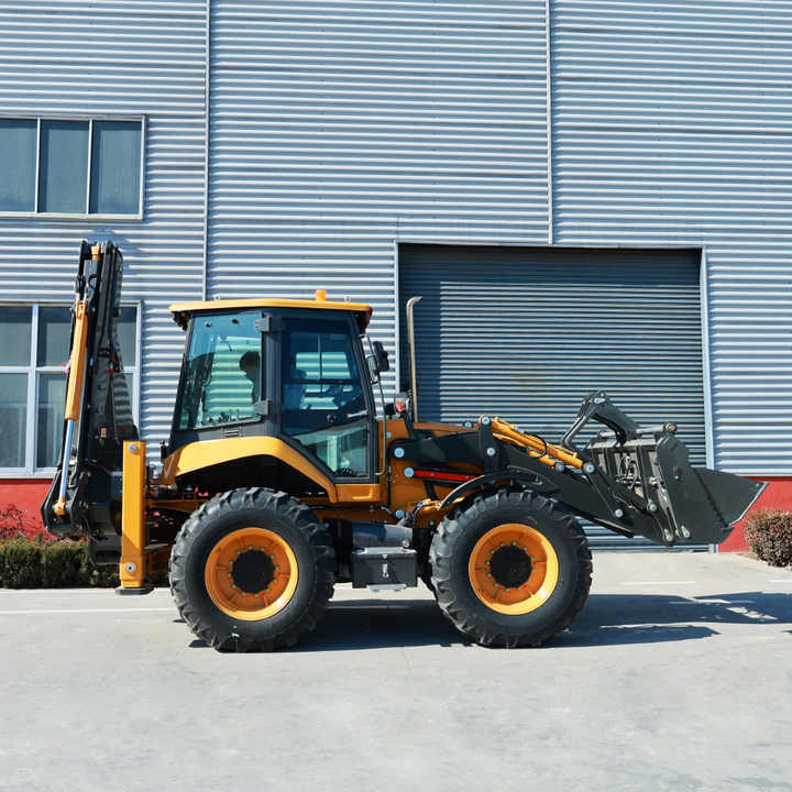 Backhoe Excavator Loader Diesel 4x4 Tractor Front Mini Backhoe Loader 9 ...