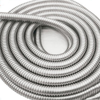 75mm 100mm 125mm 150mm Flexible 304 tuyau en acier inoxydable tuyau filetage câble ondulé Conduit JUWANTE marque modèle JWT-PE