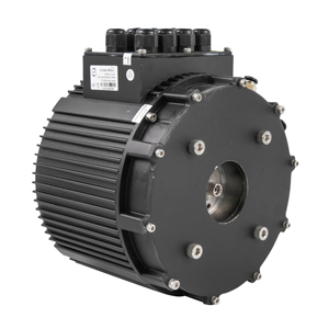 มอเตอร์ PMSM กำลังสูง ขนาดกะทัดรัด 48V 72V 10KW 3700RPM 85n.M สำหรับจักรยานไฟฟ้า/มอเตอร์ไซค์ ระบายความร้อนด้วยอากาศ/น้ำ - Product Image 4