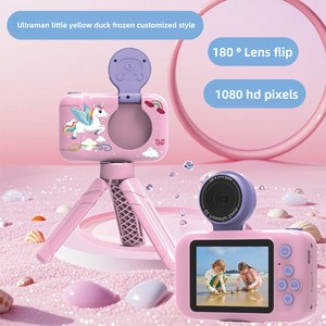 Appareil photo numérique enfant en bas âge avec objectif rabattable à 180 ° et support <span class=keywords><strong>d</strong></span>'écran IPS de 2,4 pouces Caractéristiques de l'appareil photo Cadeaux de festival <span class=keywords><strong>d</strong></span>'<span class=keywords><strong>anniversaire</strong></span> présents - Product Image 5