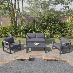 Luxury Garden <strong>Corner</strong> Sofa Set with Coffee Table <strong>Bench</strong> and Stool Section Feature Outdoor Living Room Furniture - Product Image 2
