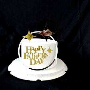 Decoración Acrílica para Pastel del Día del Padre, Feliz Día del Padre, Decoración Acrílica para Pastel con Estrella Cósmica - Product Image 4