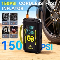 Démarreur de voiture multifonctionnel de haute qualité avec pompe à air numérique 1000A 12V, démarreur de batterie automobile et gonfleur de pneus pour situations d'urgence