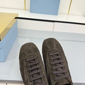 Chaussures pour hommes, best-seller, luxe, daim brun foncé, design décontracté, style allemand, chaussures fines de sport, rétro, tendance, antidérapantes - Product Image 4