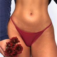 Ventes en gros de culottes sexy pour femmes matures, culottes érotiques, string, bikini taille basse, tricotées