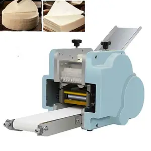 Tabletop Small Grain Product Automatic Papad Momo Empanada Samosa Gyoza Wonton Dumpling Maker Skin Wrapper Making Machine Price