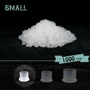 ถ้วยหมึกสักพลาสติกหลากสีพร้อมฐาน อุปกรณ์เสริมสีสำหรับการสักถาวร - Product Image 3