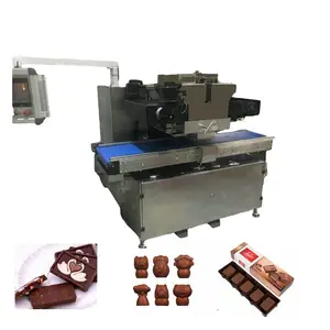 Machine automatique de moulage de chocolat de machine de dépôt de barre de chocolat d'un coup