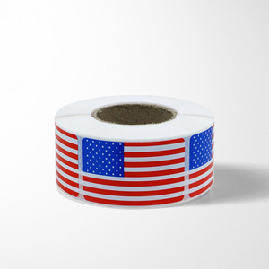 Pegatinas Adhesivas con Diseño de Bandera Americana de 2.5x5cm, Ecológicas, para Decoración de Eventos Deportivos, Diarios y Otros Usos - Product Image 5