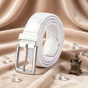 Fournisseur de ceintures tressées de golf, ceinture élastique tissée sur mesure, usine OEM directe de Chine - Product Image 2