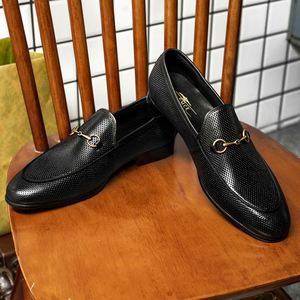 2025 High Quality Men's Business Oxford Shoes <b>Pointed</b> Toe Breathable Genuine Leather Formal Dress Summer Lightweight Wedding - Product Image 5
