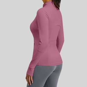 Nouvelle Collection 2025 – Veste <span class=keywords><strong>de</strong></span> Sport Respirante pour Yoga et Fitness, Modèle Lulu pour <span class=keywords><strong>Femme</strong></span>, avec Logo Personnalisé sur le Devant, Idéale pour la Course à Pied – Vente Flash - Product Image 3