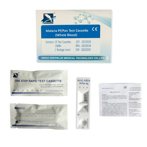 डीप ब्लू हॉट सेलिंग मलेरिया pf/पैन रैपिड डायग्नोस्टिक टेस्ट किट नैदानिक और घरेलू उपयोग के लिए एक चरण कैसेट - Product Image 4