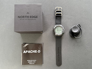 North EDGE นาฬิกาดิจิตอล APACHE-D, นาฬิกาไนลอนกีฬากันน้ำ50เมตร altitimeter Driving Watch สำหรับผู้ชายนาฬิกาดิจิตอล - Product Image 4