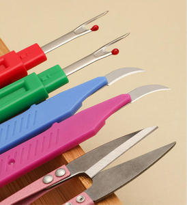 Desgarrador de Costuras y Quita Hilos con Mango de Plástico Colorido, Juego de Herramientas para Desgarrar Hilo para Costura, Punto de Cruz, Quita Etiquetas - Product Image 6
