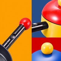 Kinderkochtopf Nahrungsergänzungstopf Zweihändiger Antihaft-Topf mit Deckel zum Dämpfen und Kochen von Suppe Mini-Küchen-Set Topf