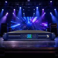 Amplificateur de puissance numérique de classe D 4 canaux 1300W, montage en rack 1U, amplificateur audio pour spectacles en direct et clubs