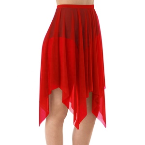 Falda <span class=keywords><strong>de</strong></span> <span class=keywords><strong>Ballet</strong></span> MiDee con Dobladillo <span class=keywords><strong>de</strong></span> Pañuelo <span class=keywords><strong>para</strong></span> Mujeres Adultas, Cintura Elástica Sin Bragas <span class=keywords><strong>para</strong></span> Actuaciones en Escenario y Entrenamiento en Estudio - Product Image 5