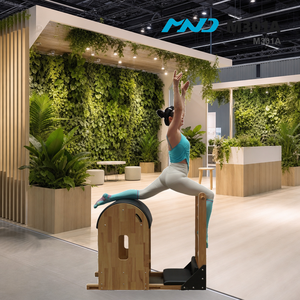 Baril d'escalade Pilates en caoutchouc et bois MND M301A (5) – Équipement multifonctionnel pour la pratique du Pilates en salle de sport et centre de fitness – Forte demande - Product Image 1