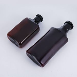 Flat Pet <b>Plastic</b> Bottle 200Ml Flip Top Cap Cosmetic <b>Packaging</b> HC-131 - Product Image 4
