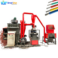 Machine de granulation automatique de câbles usagés fabriquée en Chine, machine de recyclage de câbles à vendre