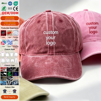 Servizio OEM/ODM, Cappello Vintage a 6 Pannelli, Produttore di Cappelli da Baseball con Logo Ricamato Personalizzato