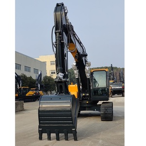 Excavadora de cadenas marca coreana HX220HD HX220 HX210 HX300 con cucharón de 1.2m, peso operativo de 22 toneladas y controlado por PLC - Product Image 1