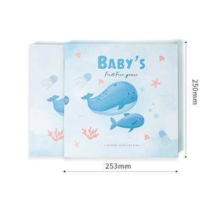 Journal d'étape <span class=keywords><strong>mensuel</strong></span> neutre avec couverture personnalisable Boîte-cadeau en papier pour <span class=keywords><strong>album</strong></span> <span class=keywords><strong>photo</strong></span> de bébé - Product Image 2