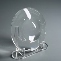 Lampe de rue à LED asymétrique en verre Bo, réduit la pollution lumineuse et l'éblouissement, verre borosilicate, protection UV, OEM