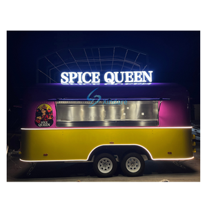 Thép không gỉ tròn nhỏ thực phẩm Trailer với Dot giấy chứng nhận và CE cho bán Snack thực phẩm xe tải và <span class=keywords><strong>Ice</strong></span> <span class=keywords><strong>Cream</strong></span> giỏ hàng trong USA - Product Image 5