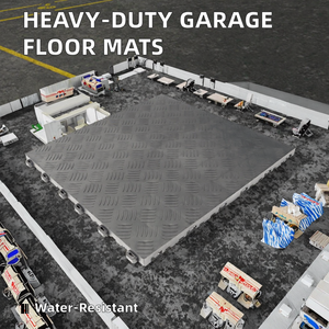 Dalles de sol de <span class=keywords><strong>garage</strong></span> en PVC emboîtables robustes, antidérapantes, résistantes à l'huile, imperméables, résistantes aux produits chimiques pour ateliers et centres commerciaux - Product Image 2