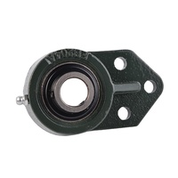 Rodamiento de Bloque de Almohada con Brida de 3 Pernos LDK UCFB208 de Hierro Fundido de Baja Vibración, Tamaño Métrico, para Cosechadora