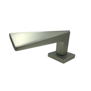 Manijas de Puerta Interiores de Hotel Modernas y Elegantes de Aleación de Aluminio Plateado con Garantía de 5 Años - Product Image 5