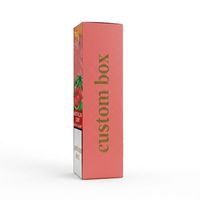 Boîte en papier pliable avec logo personnalisé de haute qualité OEM, revêtement UV, pour cartouche jetable 1 ml 2 ml