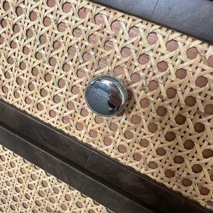 Cómoda de Estilo Nórdico con Acabado en Madera de Sauce y Asa de Hierro, Mesita de Noche para Dormitorio - Product Image 6