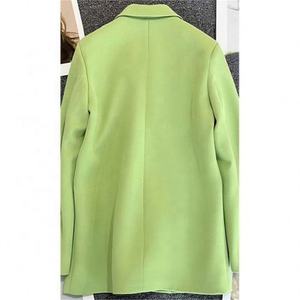 تخفيض كبير على الحلوى الخضراء المقلية الشارع معطف بدلة صغيرة للنساء الربيع والخريف النسخة الكورية الإنترنت مزاجه المشاهير - Product Image 4