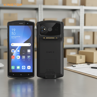 Escáner de Código de Barras Inalámbrico MT6762 Android 12, PDA con Impresora, 4G, RFID, para Logística y Medicina