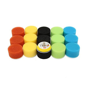 Tampons de polissage en éponge Weiyuan, 2 pouces, lot de 16 pièces, pour le detailing automobile, le cirage, utilisation avec machine pneumatique - Product Image 4