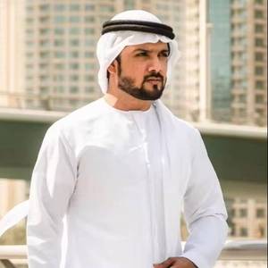 Muslim men's white robe set, with headscarf and headband, O-neck Islamic Saudi Arabian Thobe for prayer, Ramadan Kaftan, - Product Image 1